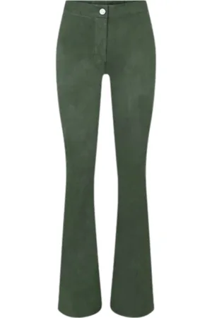 arma leder Damen, Hosen, Grün, SGröße: