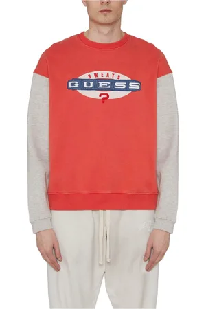 Guess Herren, Sweatshirts & Hoodies, Rot, LGröße: