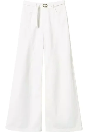 Twin-Set Damen, Hosen, Weiß, W30Größe: