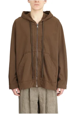UMA WANG Herren, Sweatshirts & Hoodies, Braun, MGröße: