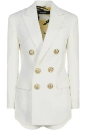 Dsquared2 Damen, Jacken, Weiß, 2XSGröße: