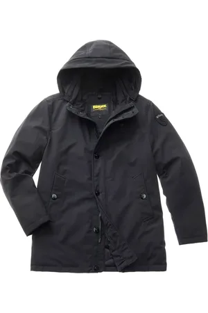 Blauer Herren, Jacken, Schwarzk, 2XLGröße: