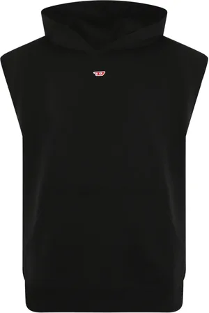 Diesel Herren, Sweatshirts & Hoodies, Schwarzk, LGröße: