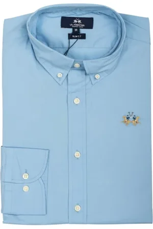 La Martina Herren, Shirts, Blau, XLGröße: