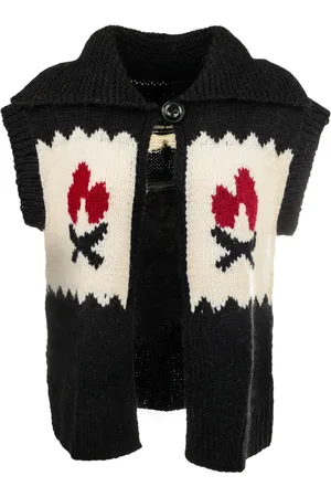 Dsquared2 Damen, Strickwaren, Schwarzk, SGröße: