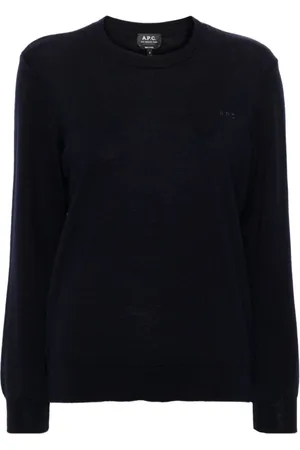 A.P.C. Damen, Strickwaren, Blau, LGröße: