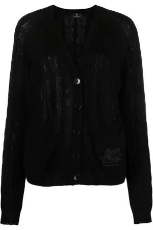 Etro Damen, Strickwaren, Schwarzk, 2XSGröße: