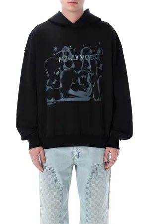 MISBHV Herren, Sweatshirts & Hoodies, Schwarzk, LGröße: