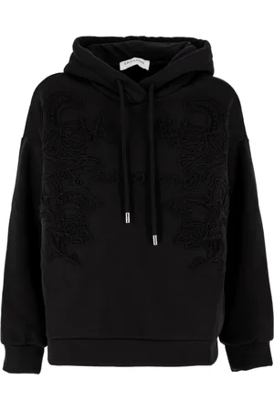 ERMANNO SCERVINO Damen, Sweatshirts & Hoodies, Schwarzk, SGröße: