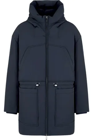 Emporio Armani Herren, Mäntel, Schwarzk, LGröße: