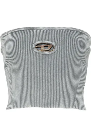 Diesel Damen, Oberteile, Grau, LGröße: