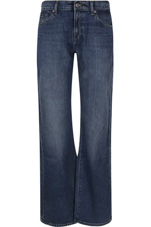 7 for all Mankind Damen, Jeans, Blau, W29Größe: