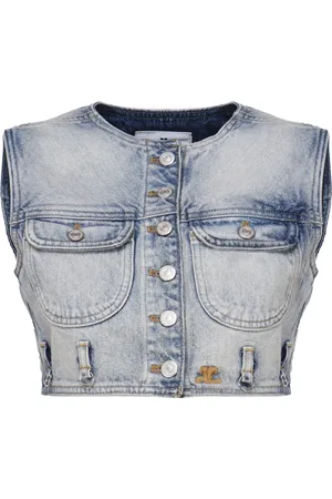 Courrèges Damen, Jacken, Blau, MGröße: