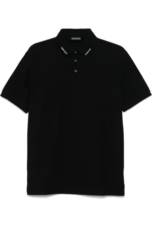 Emporio Armani Herren, Oberteile, Schwarzk, SGröße: