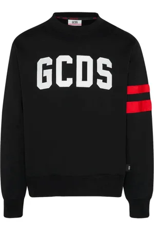 GCDS Herren, Sweatshirts & Hoodies, Schwarzk, LGröße: