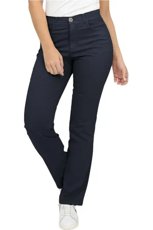 2-Biz Damen, Hosen, Blau, LGröße: