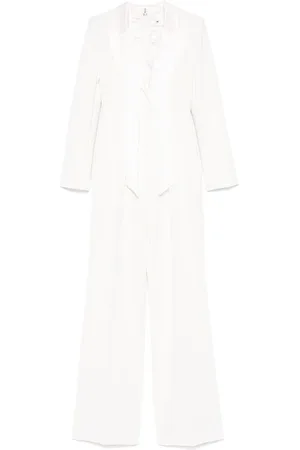 Elisabetta Franchi Damen, Jumpsuits & Playsuits, Weiß, 2XSGröße: