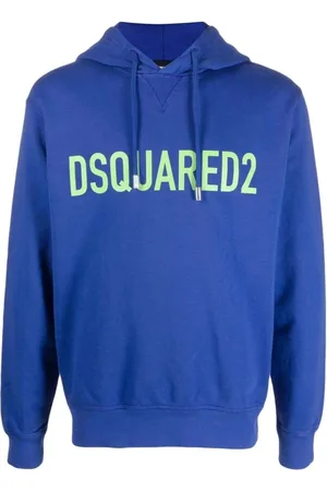 Dsquared2 Herren, Sweatshirts & Hoodies, Blau, 2XLGröße: