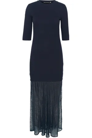 INWEAR Damen, Kleider, Blau, SGröße: