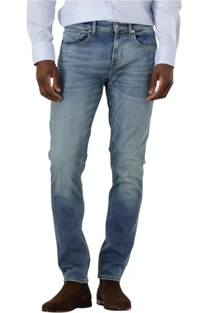 7 for all Mankind Herren, Jeans, Blau, W36Größe: