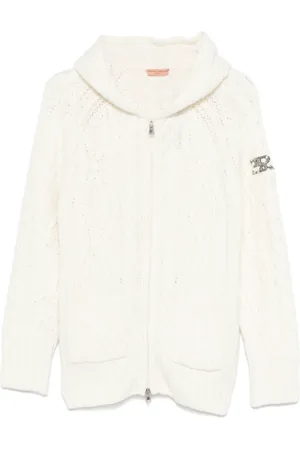 ERMANNO SCERVINO Damen, Strickwaren, Weiß, SGröße: