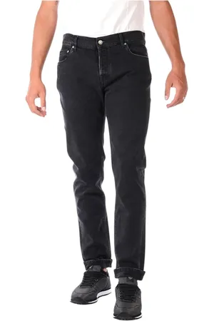 D.A. Daniele Alessandrini Herren, Jeans, Schwarzk, W29Größe: