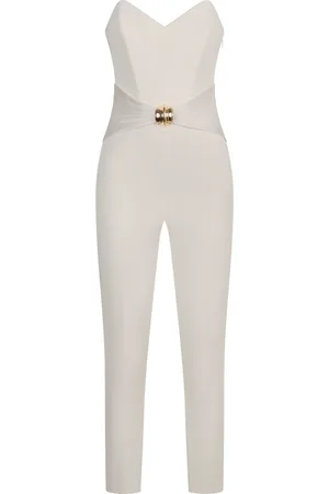Elisabetta Franchi Damen, Jumpsuits & Playsuits, Weiß, XSGröße: