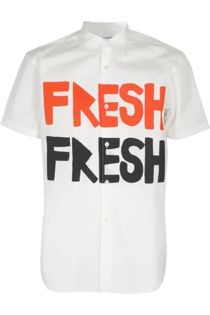 Comme des Garçons Herren, Shirts, Weiß, LGröße: