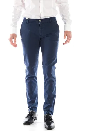 D.A. Daniele Alessandrini Herren, Hosen, Blau, W30Größe: