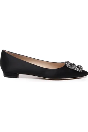Manolo Blahnik Damen, Schuhe, Schwarzk, 37 EUGröße: