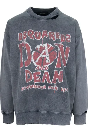 Dsquared2 Herren, Sweatshirts & Hoodies, Grau, LGröße: