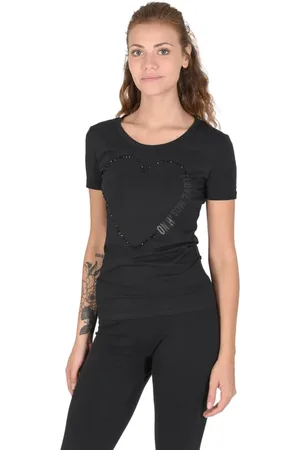 Moschino Damen, Oberteile, Schwarzk, XSGröße: