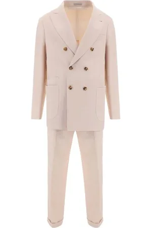 Brunello Cucinelli Herren, Anzüge, Rosa, 4XLGröße: