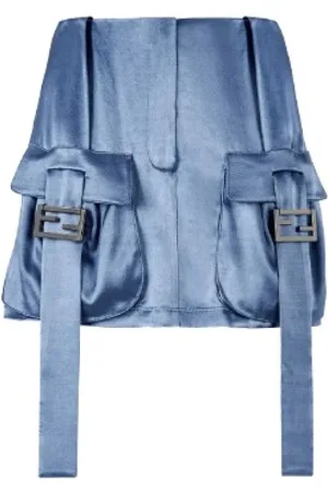 Fendi Damen, Röcke, Blau, SGröße: