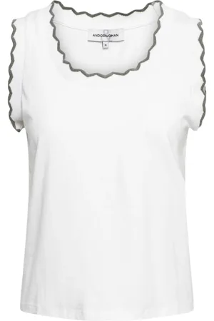 &Co Woman Damen, Oberteile, Weiß, 2XLGröße: