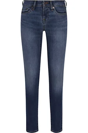 7 for all Mankind Damen, Jeans, Blau, W25Größe: