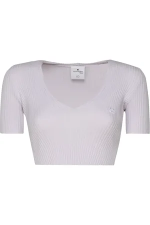 Courrèges Damen, Oberteile, Grau, MGröße: