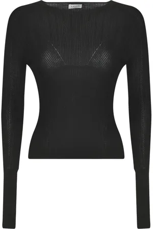 Lanvin Damen, Oberteile, Schwarzk, XSGröße: