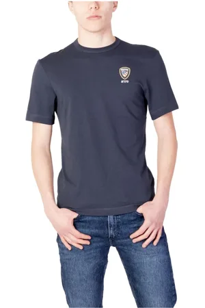 Blauer Herren, Oberteile, Blau, SGröße: