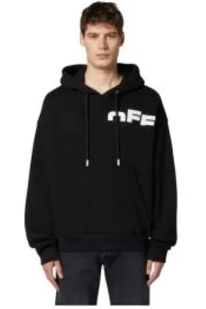 OFF-WHITE Herren, Sweatshirts & Hoodies, Schwarzk, XLGröße:
