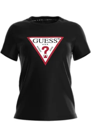 Guess Damen, Oberteile, Schwarzk, MGröße: