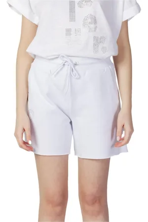 Blauer Damen, Shorts, Weiß, XLGröße: