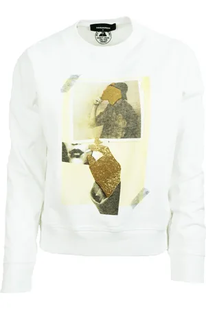 Dsquared2 Damen, Sweatshirts & Hoodies, Weiß, XSGröße: