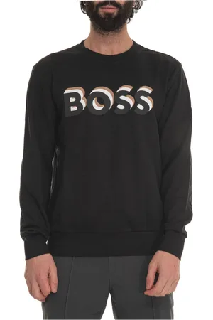 HUGO BOSS Herren, Sweatshirts & Hoodies, Schwarzk, SGröße: