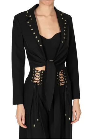 BABYLON Damen, Jacken, Schwarzk, MGröße:
