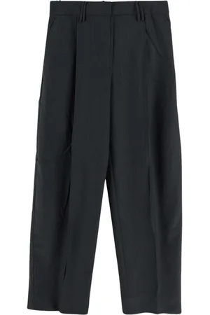 Ganni Damen, Hosen, Schwarzk, LGröße: