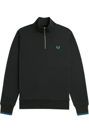 Fred Perry Herren, Sweatshirts & Hoodies, Grün, MGröße: