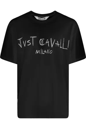 Roberto Cavalli Herren, Oberteile, Schwarzk, LGröße:
