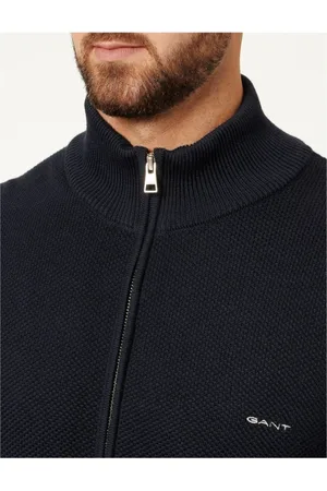GANT Herren, Strickwaren, Schwarzk, 2XLGröße: