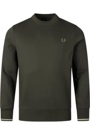 Fred Perry Herren, Sweatshirts & Hoodies, Grün, XLGröße: